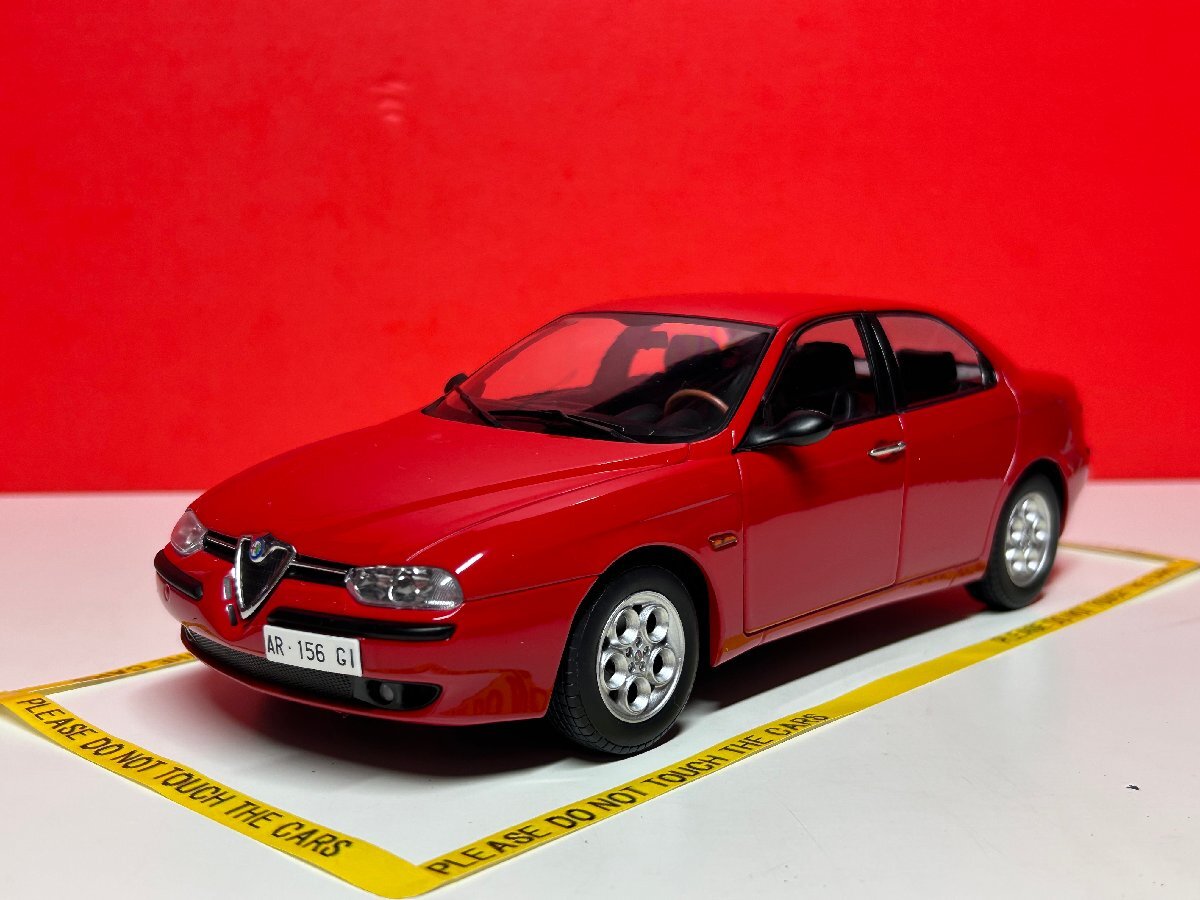 Mitica 1/18 Alfa Romeo 156 2.5 V6 24V 1997　Rosso alfa　アルファロメオ　ミニカー