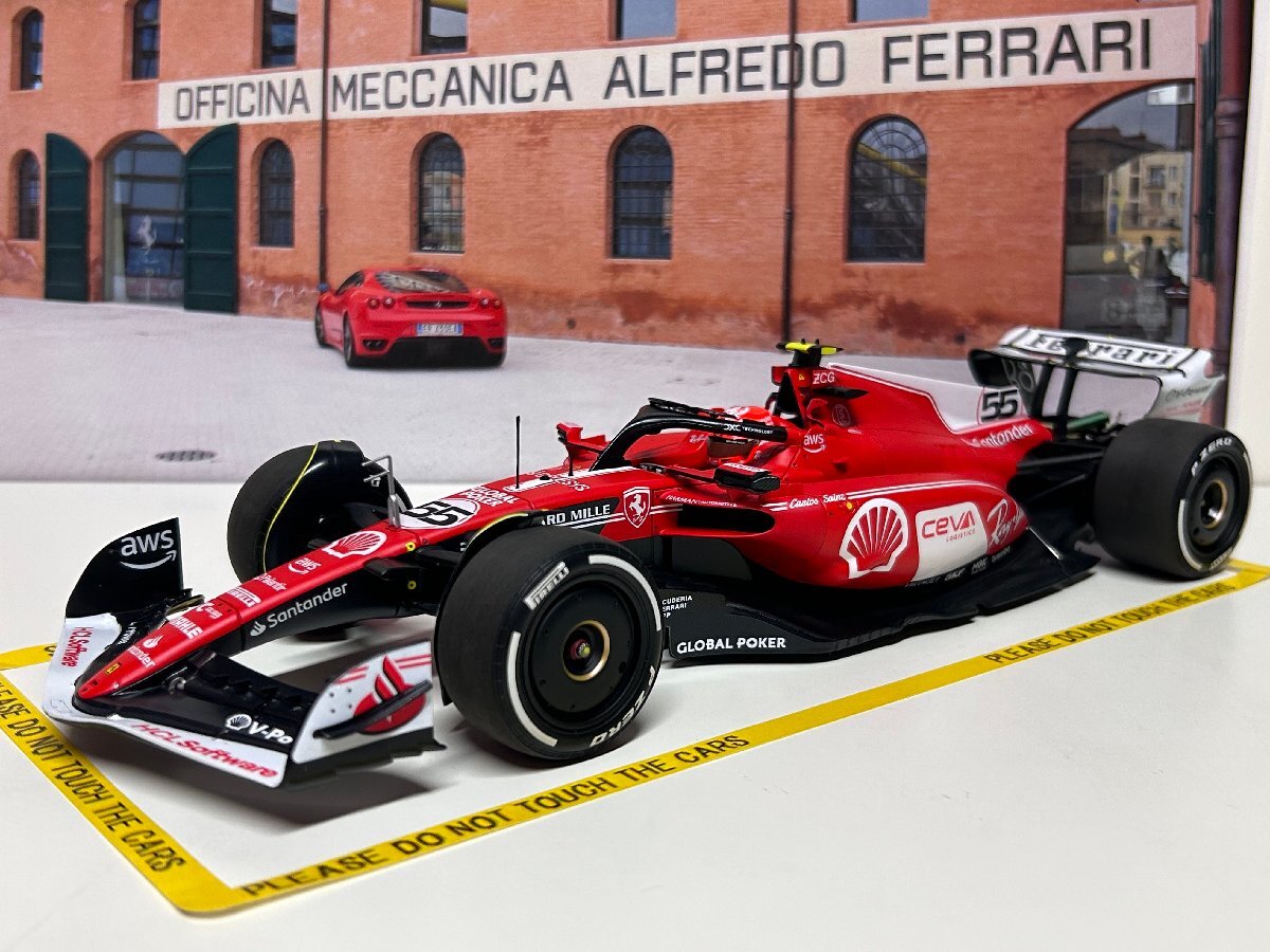 BBR 1/18 Ferrari SF23 Las Vegas GP 2023 C. Sainz　フェラーリ　サインツ　BBR231855E　ミニカー