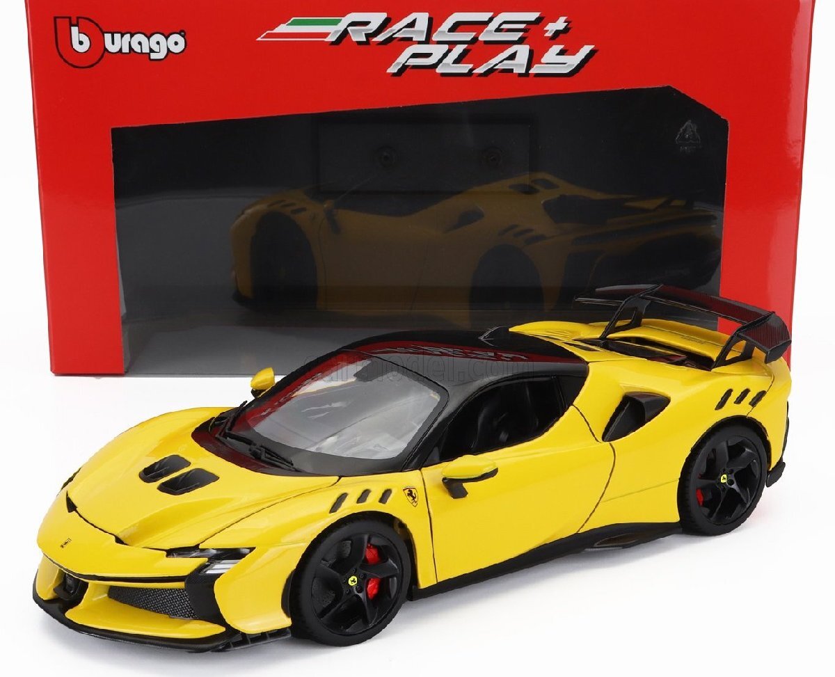 ＜予約品＞　Burago 1/18 Ferrari SF90 XX Stradale Giallo modena　フェラーリ　ブラーゴ