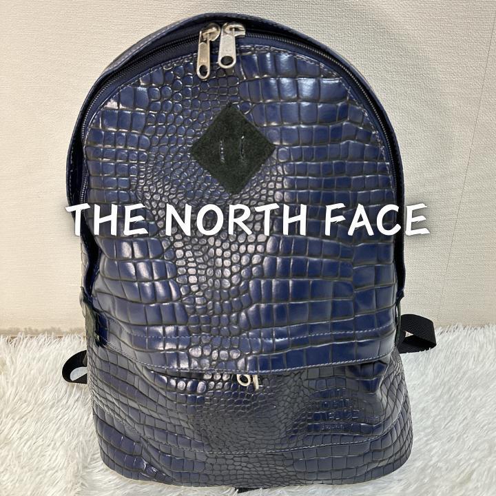 希少クロコ型押し　THE NORTH FACE パープルレーベル　リュック
