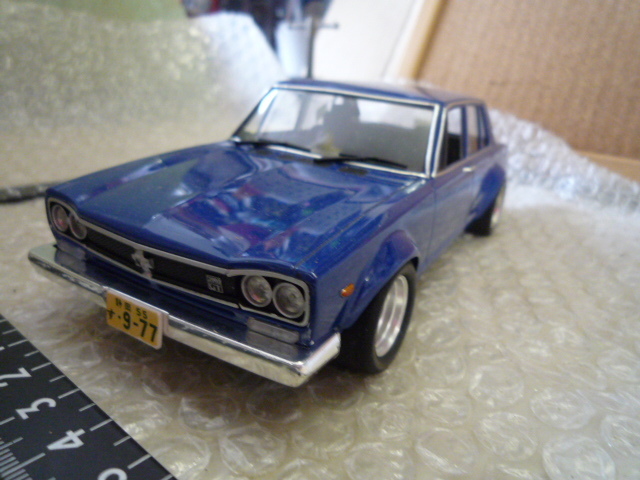 1/24 スカイライン 箱スカ 2000GT プラモデル 塗装 改造 完成品 現状渡し品 同梱不可