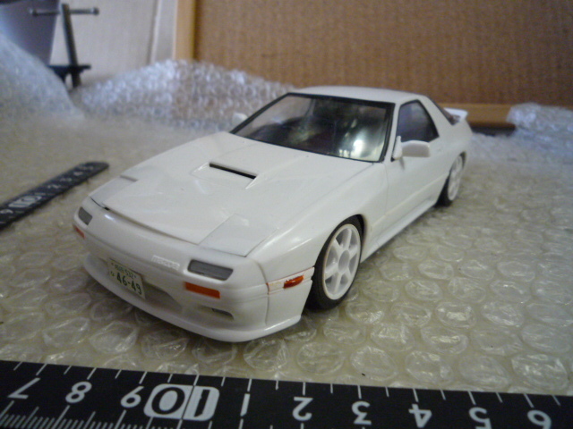 1/24 RX-7 FC3S プラモデル 塗装 改造 完成品 現状渡し品 同梱不可