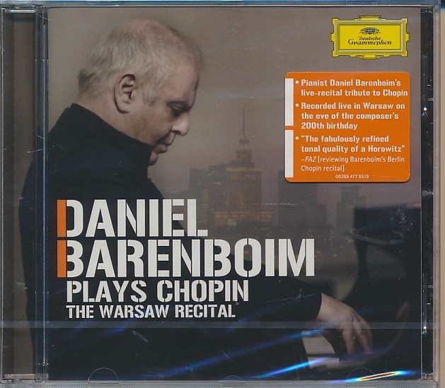 未開封CD●DANIEL BARENBOIM PLAYS CHOPIN The Warsaw Recital 輸入盤　ダニエル・バレンボイム　ワルシャワ・リサイタル