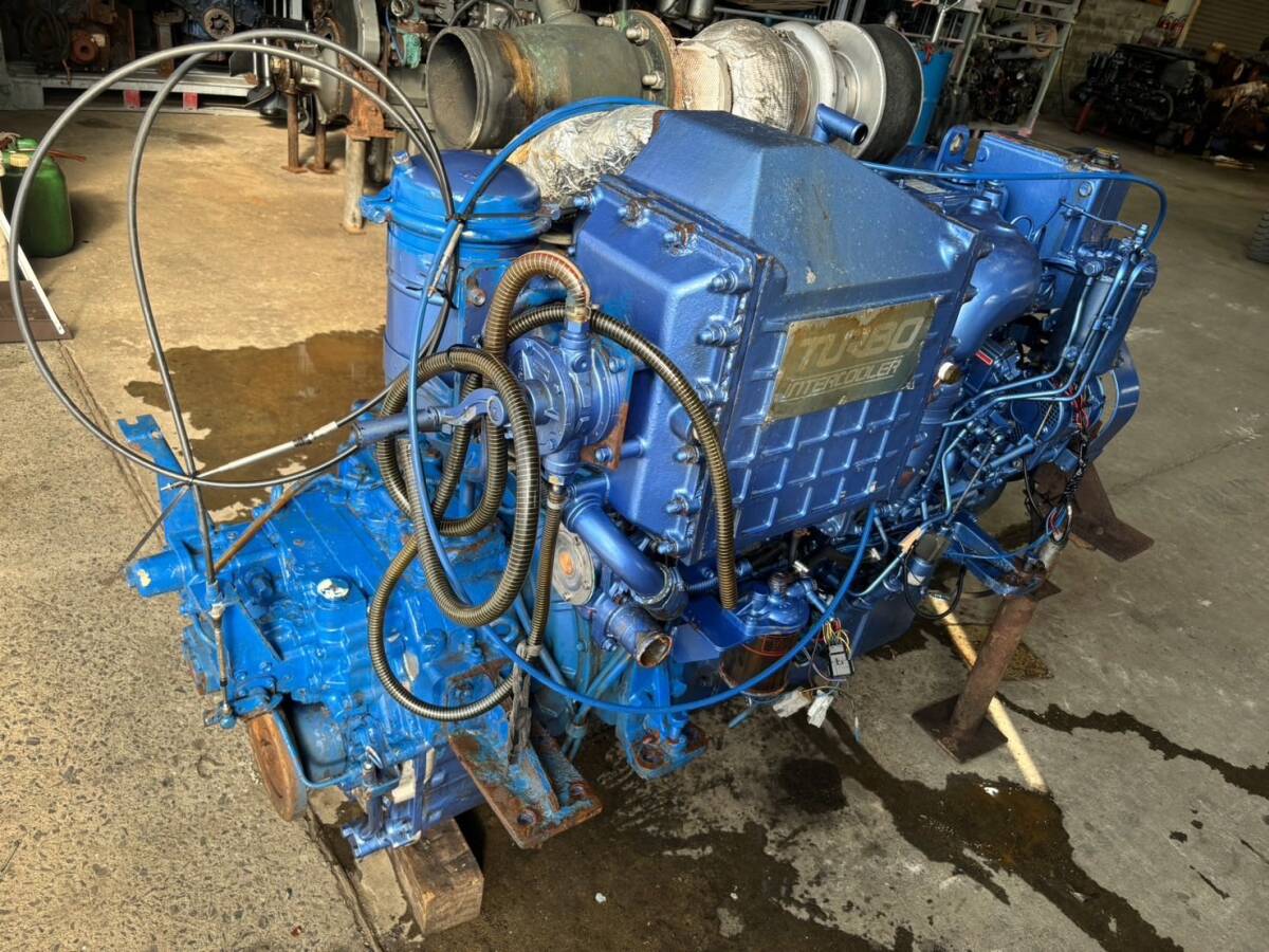 ヤマハ船内機 MD629KUH 285馬力 最大350馬力 減速比:3.08 実働 ヤマハ船内機 MD629KUH 285馬力 最大350馬力 減速比:3.08 実働