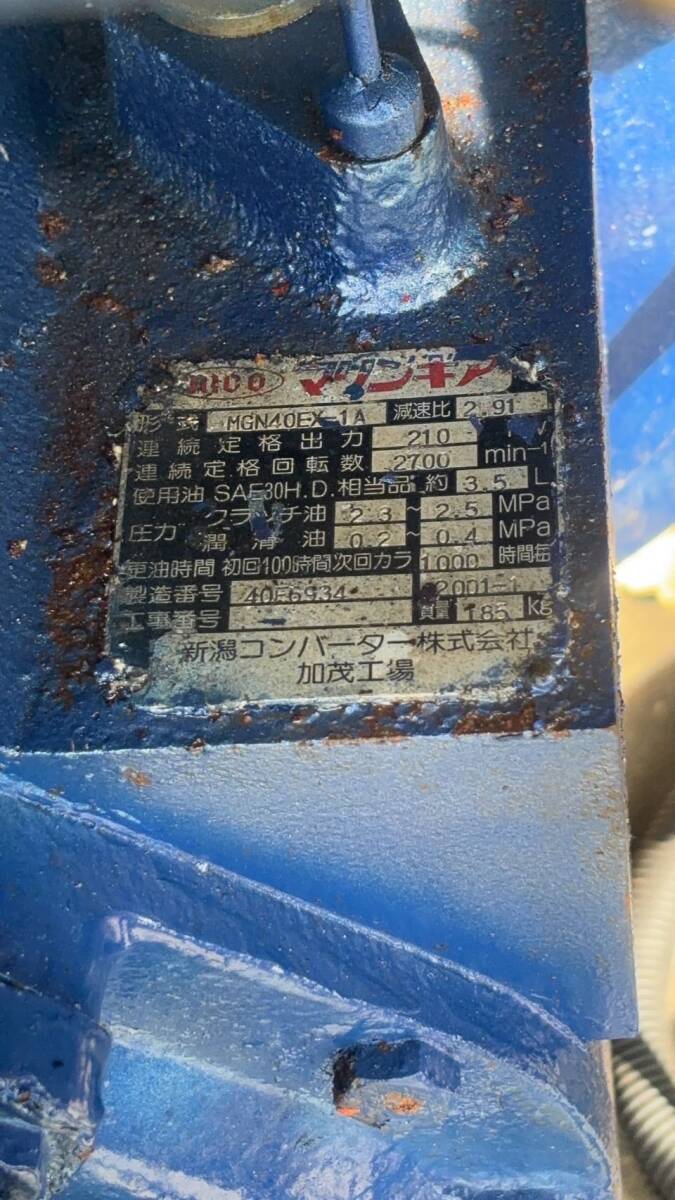 いすゞ船内機 UM6BG1TCX2 285馬力 最大350馬力 減速比:2.91 いすゞ船内機 UM6BG1TCX2 285馬力 最大350馬力 減速比:2.91