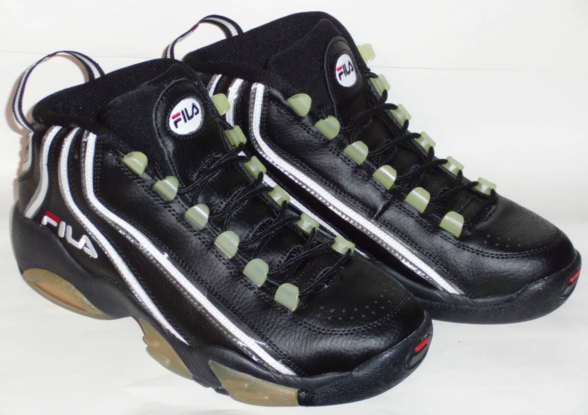 送料無料 美品 FILA STACK 2 ブラック ホワイト 1vb90065 008 ジェリー スタックハウス 10 28 フィラ スタック