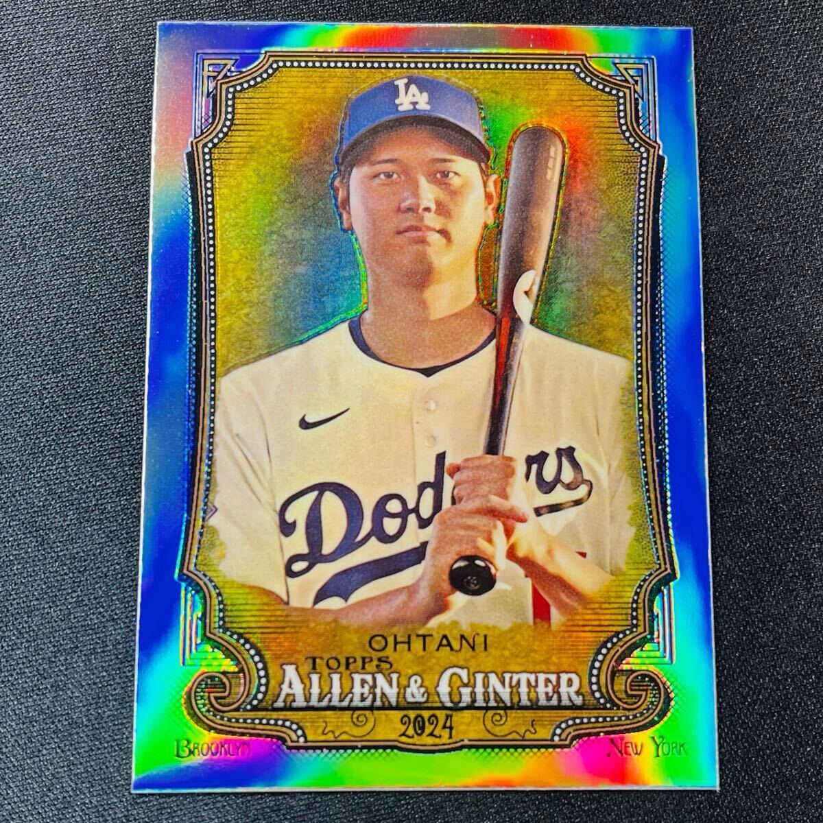 最新 2024 Topps Allen & Ginter 大谷翔平 No.97 クロームリフラクターパラレルカード Chrome Refractor アレンジンター 