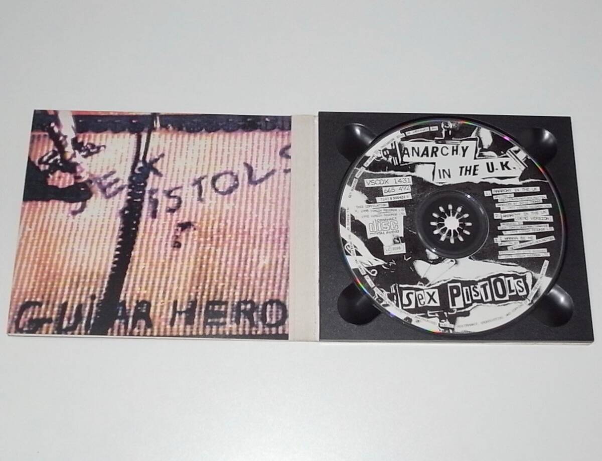送料無料 希少 レア ポスター付き デジパック仕様 中古 CD SEX PISTOLS セックス?ピストルズ ANARCHY IN THE U.K. PUNK パンク