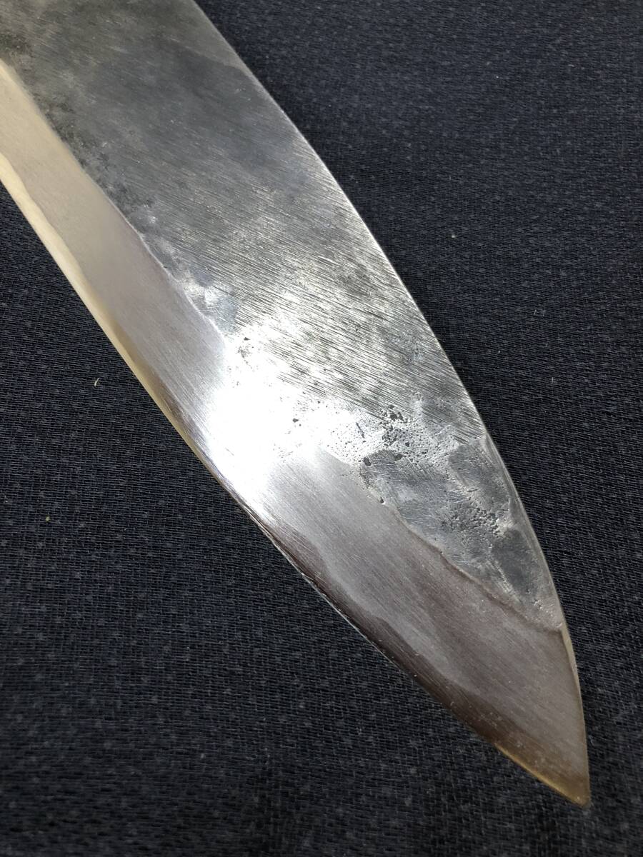中古美品・研ぎ済み】【白鋼・黒打ち】 越前打ち刃物 出刃包丁 中古美品・研ぎ済み】【白鋼・黒打ち】 越前打ち刃物 出刃包丁