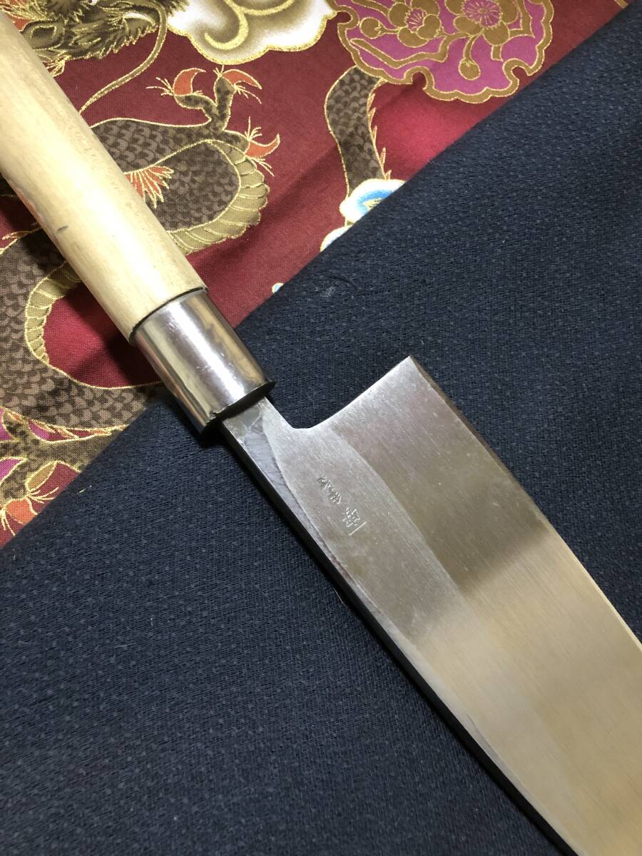 中古美品・研ぎ済み】【白鋼・黒打ち】 越前打ち刃物 出刃包丁 中古美品・研ぎ済み】【白鋼・黒打ち】 越前打ち刃物 出刃包丁