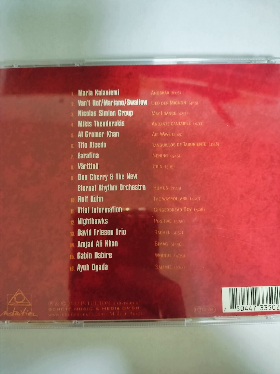 CD レアジャズコンピ　the world of intuition_画像2