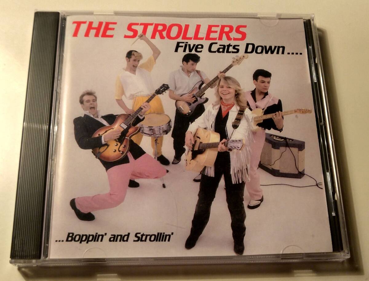 カバー多数!貴重ガールボーカルロカビリー!THE STROLLERS/Five Cats Down…　ROCKABILLY CD