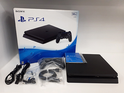 初期化済み【プレイステーション4 500GB CUH-2000A ソニー】封印シールあり ジェットブラック PS4 PlayStation4 プレステ4 ゲーム機 SONY
