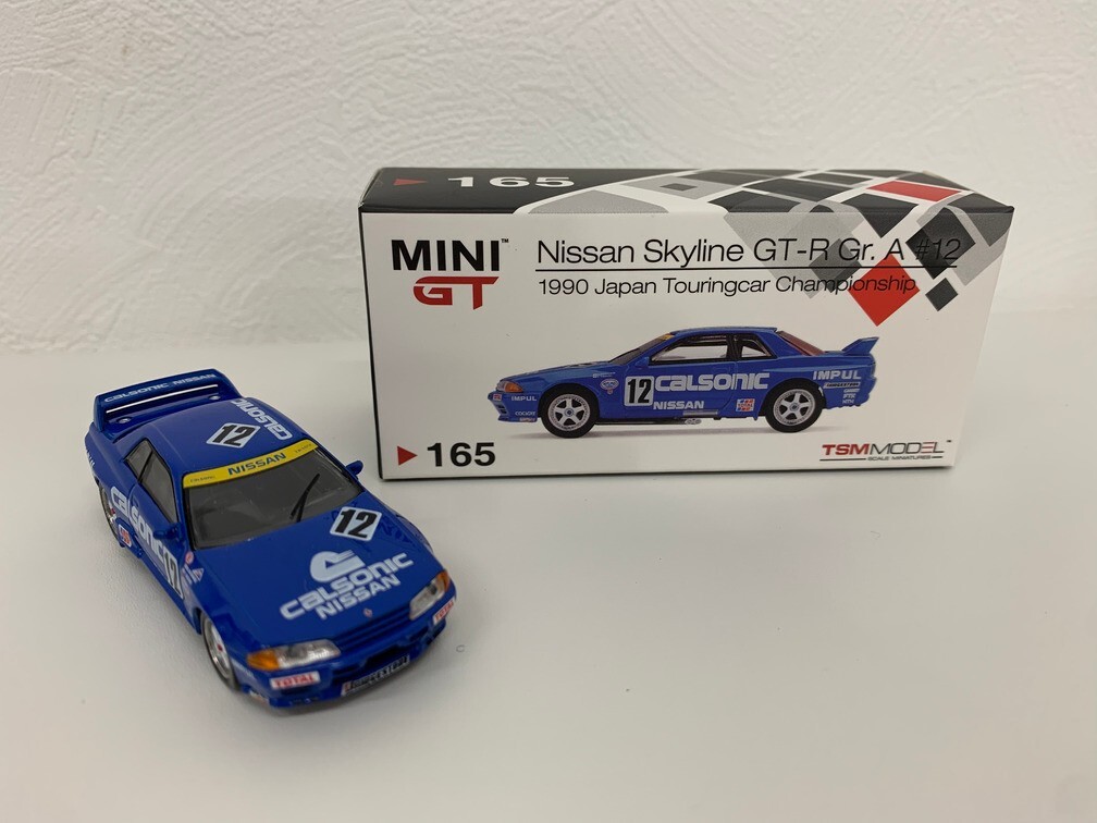 MINI-GT MGT00165-R Nissan Skyline GT-R R32 Gr. A #12 Calsonic 1990 全日本ツーリングカー選手権 カルソニック 【中古美品】 GIY46542