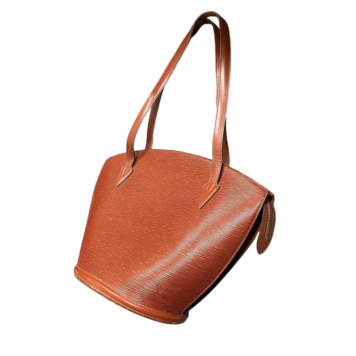 ◆中古品◆ルイヴィトン Louis Vuitton エピ サンジャックショッピング ケニアンブラウン M52263 AS1905 トートバッグ Q68633NH