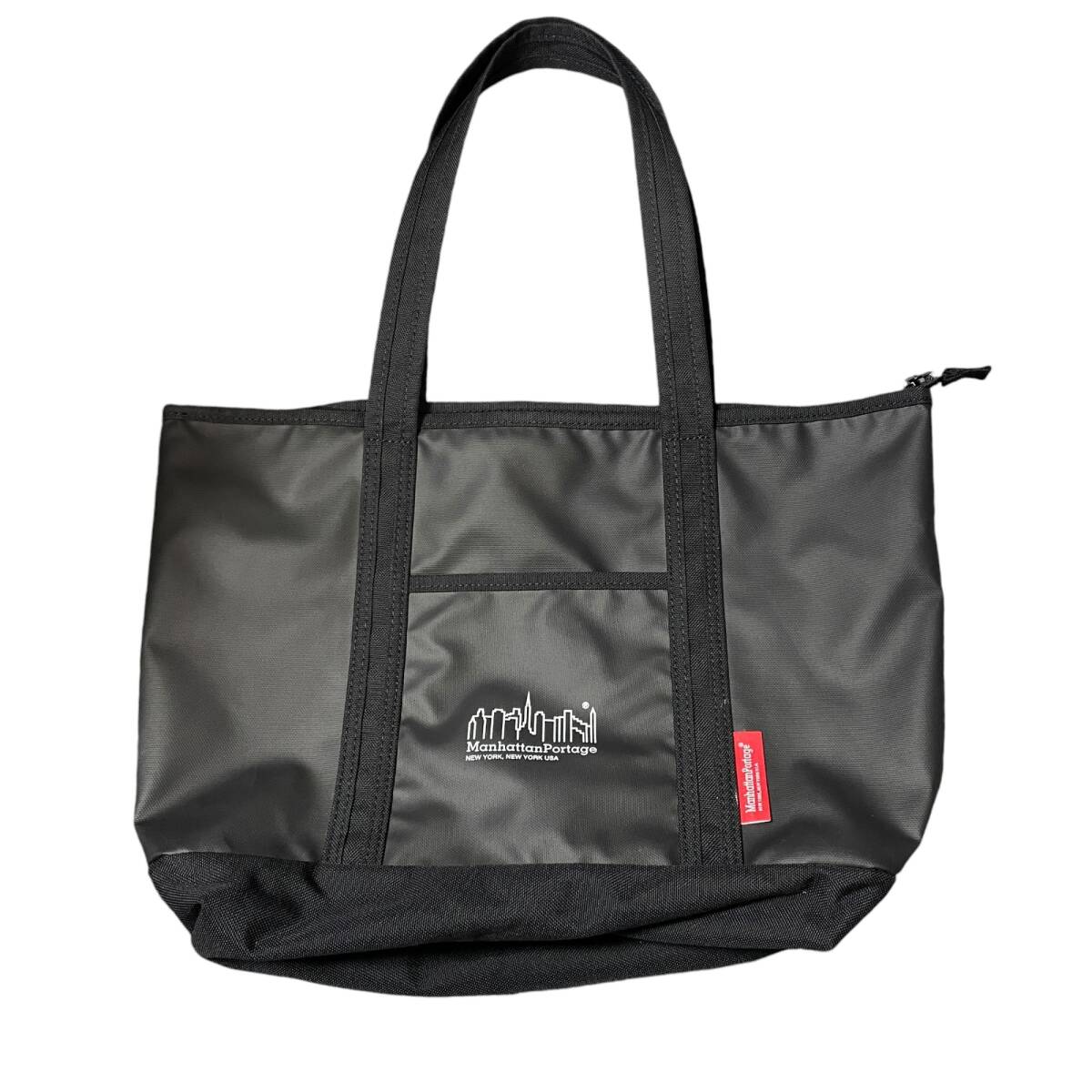 ◆中古品◆マンハッタンポーテージ Manhattan Portage トートバッグ コーデュラナイロン ブラック MP1306ZP タバコ臭あり Q77896NC