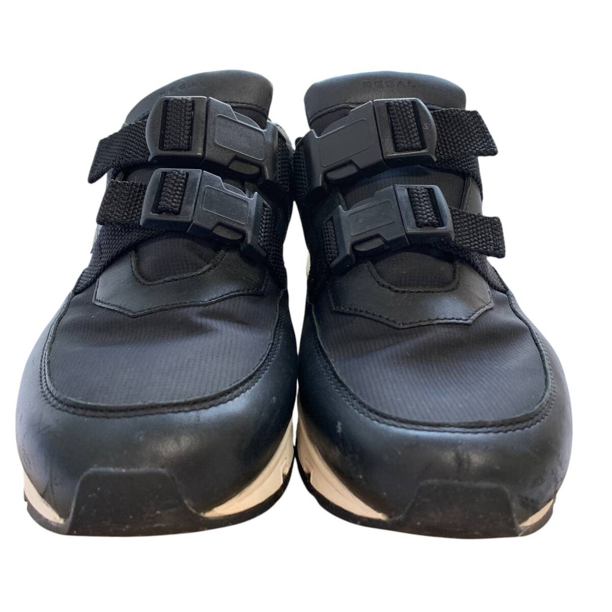 ◆中古品◆ REGAL リーガル スニーカー GORE-TEX SURROUND ゴアテックスサラウンド サイドリバースバックル 45AL 27.0cm ブラック V79348NC