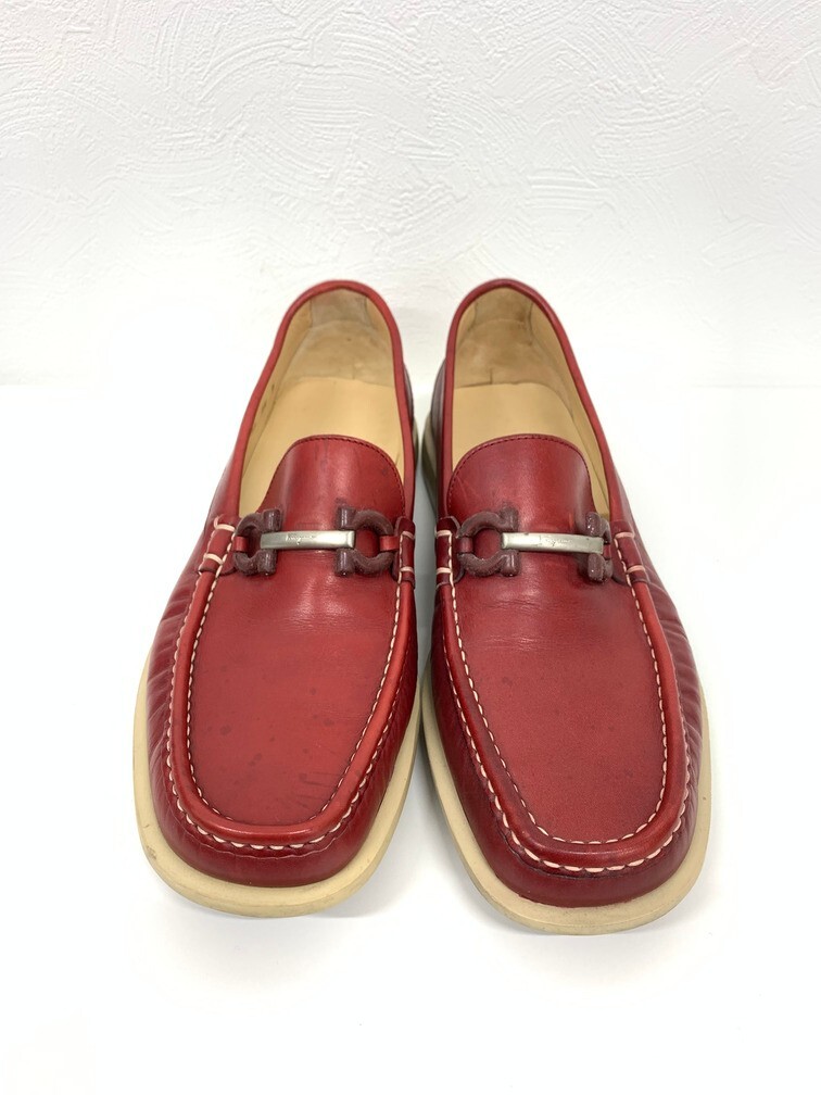 Salvatore Ferragamo サルヴァトーレ フェラガモ 靴 ローファー ビット 【中古】 GIY46755