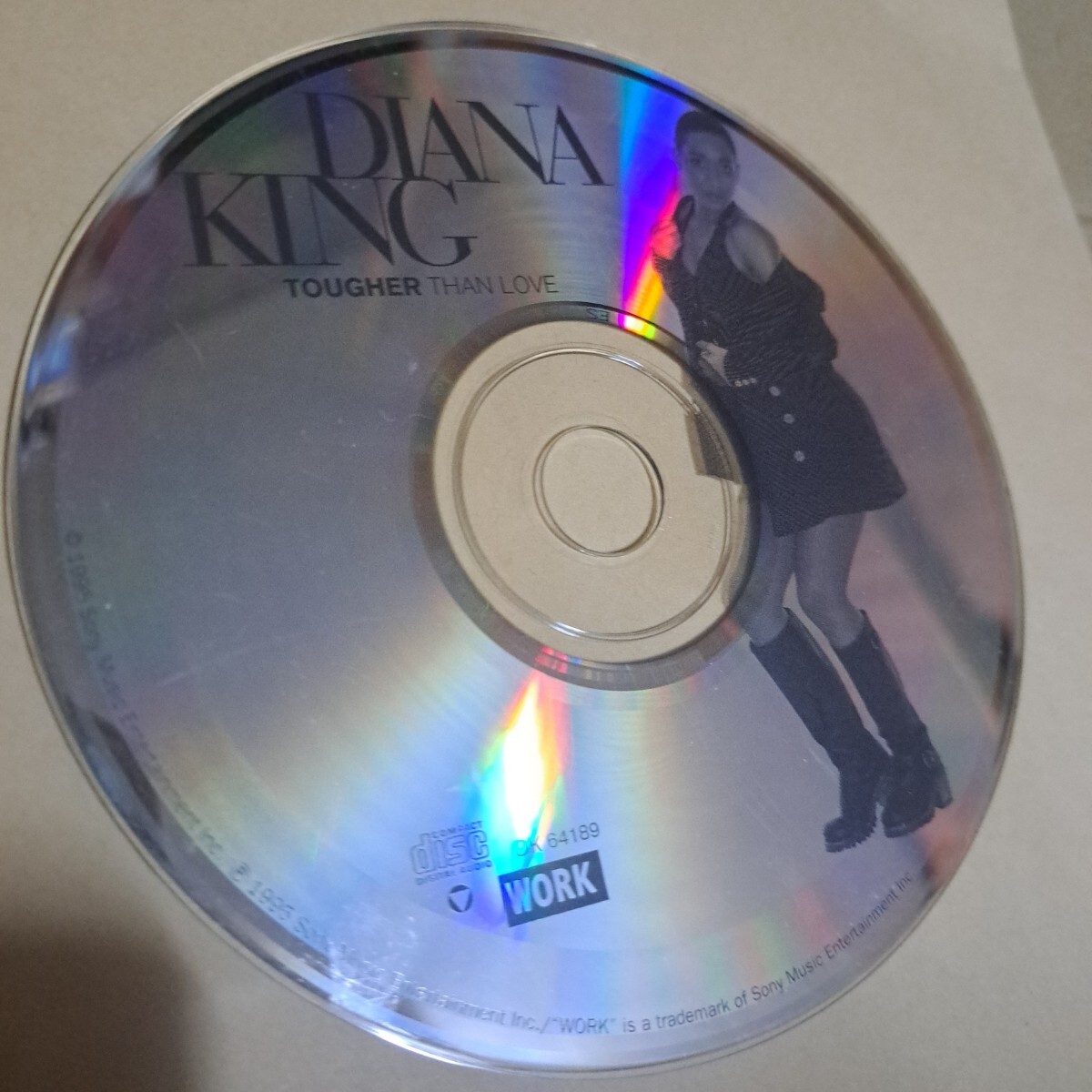 ダイアナ・キング DIANA・KING「TOUGHER THAN LOVE」 CDディスクのみ_画像1