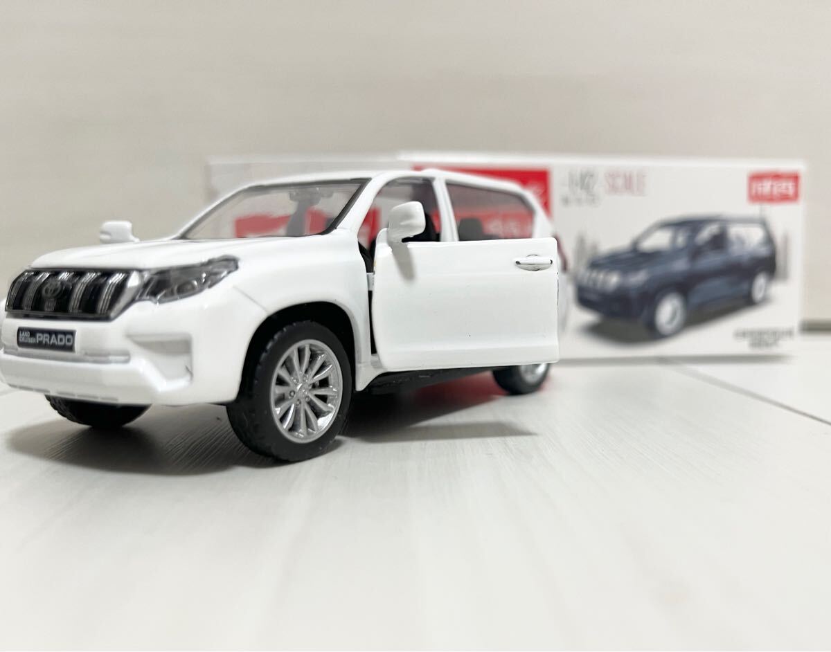《新品箱付》1:42 プラド 150 後期 ミニカー