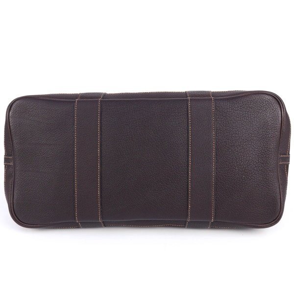 ABランク【エルメス】ガーデンパーティPM/トワルオフィシェ/□I刻印/ブラウン/ツイリー/トートバッグ/ショルダーバッグ/レディース/HERMES