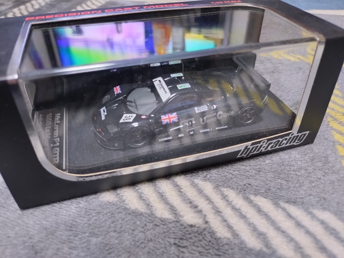 hpi 1/43 マクラーレン　F1 GTR 1995 ル・マン　優勝車　＃59号車　上野クリニック　関谷正徳