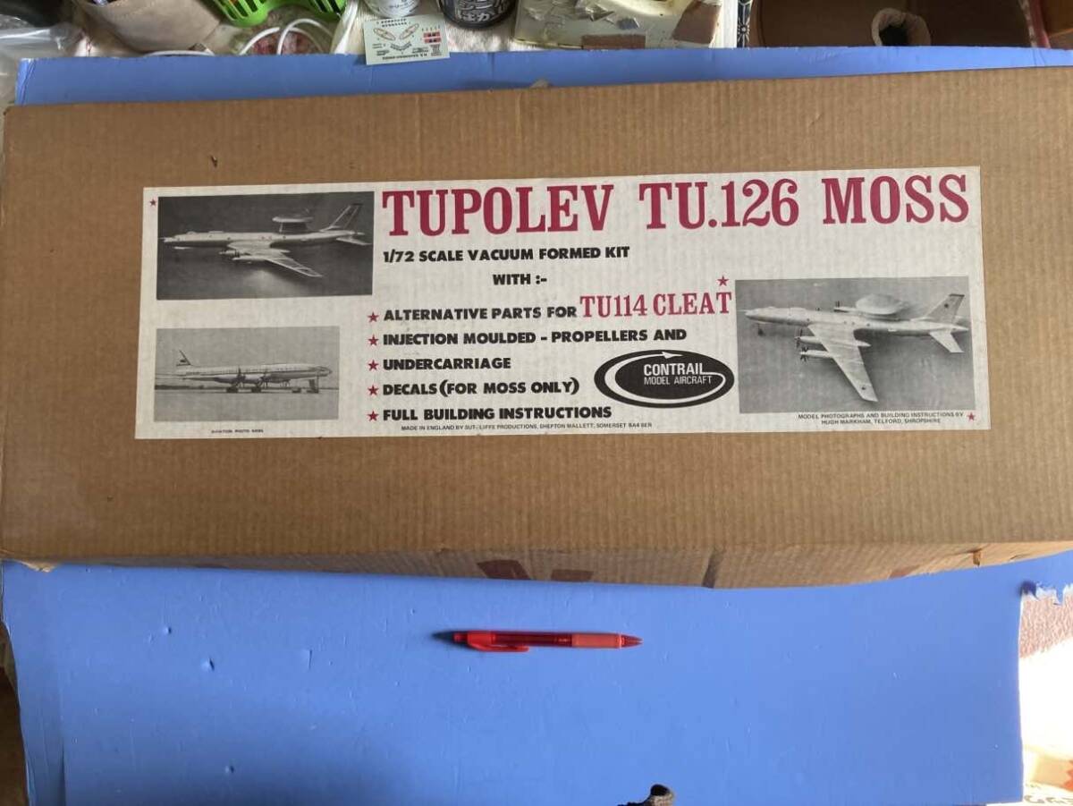 超特大 ソ連の早期警戒機 ツポレフ Tu-126 モス 1/72 コントレール %R