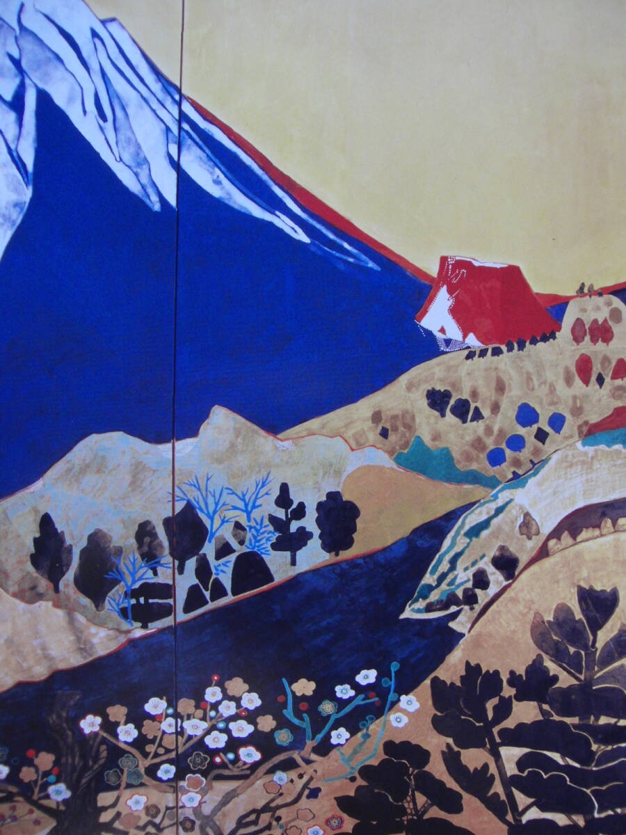 片岡 球子、【春の富士(梅)】、大判、超希少画集・額装画、状態良好 Yahoo!オークション - 片岡 球子 【春の富士(梅)】 大判 超