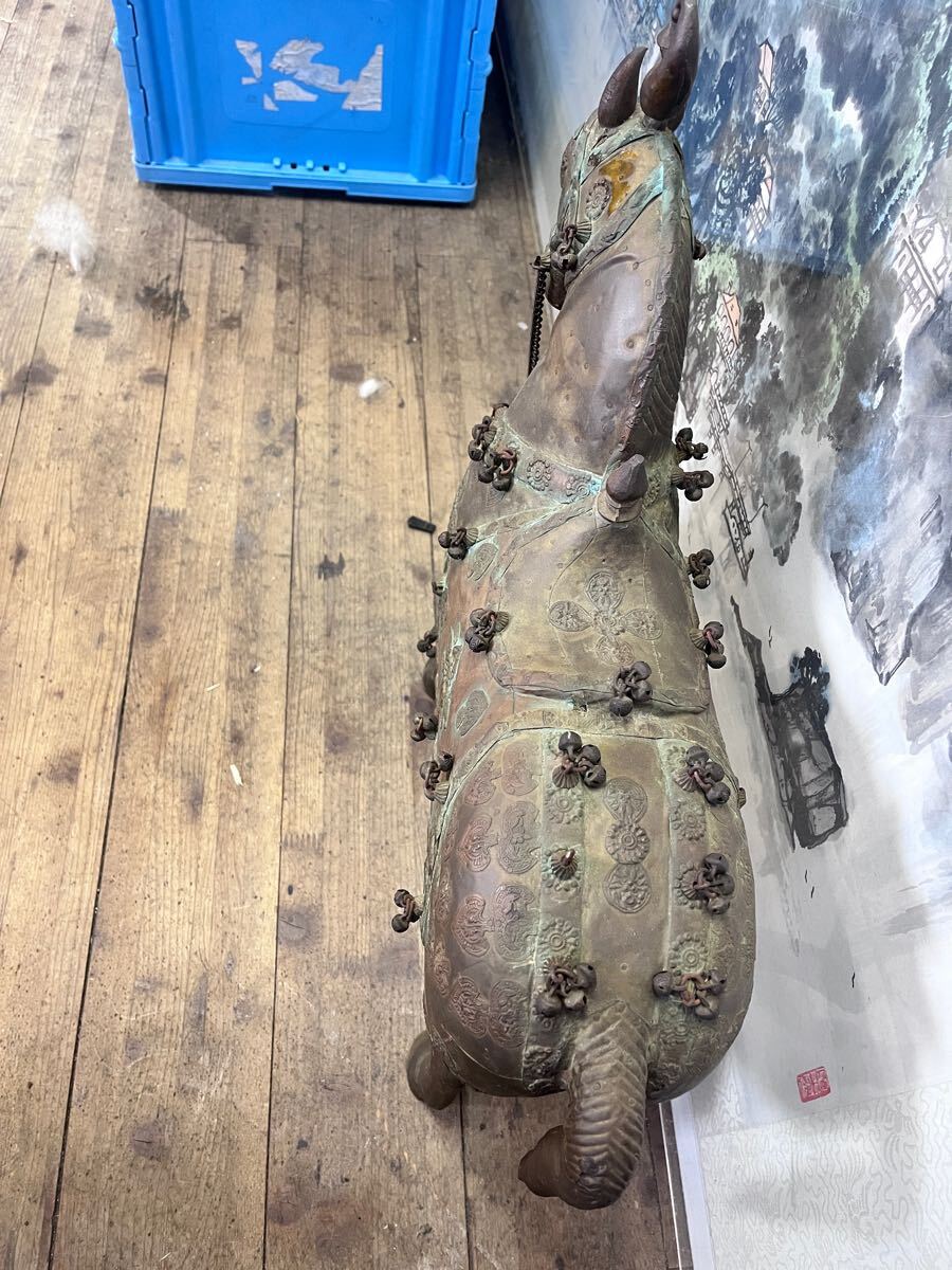 清 銅馬像 中国 古美術 （中国美術の買取 - 骨董品・美術品