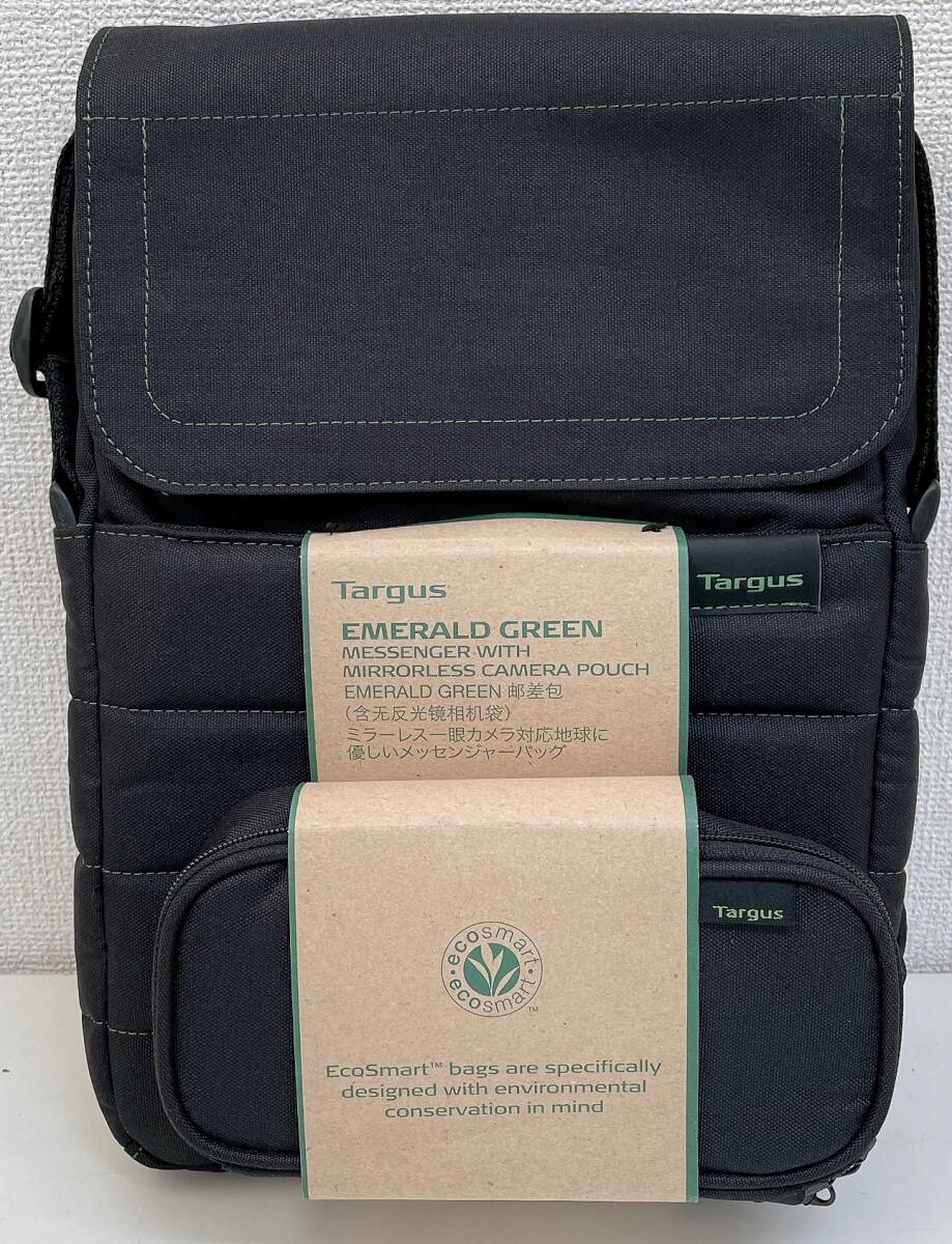 【Targus EMERALD GREEN】ショルダーバッグ/一眼レフカメラ/PC/メッセンジャーバッグ/緑/A611-508