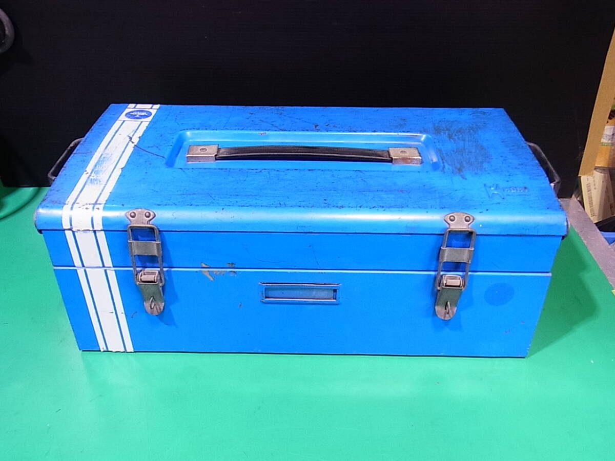 ビンテージ 工具箱 ツールボックス HORY HAND CADDY ブルー 状態 ビンテージ 工具箱 ツールボックス HORY HAND CADDY ブルー 状態