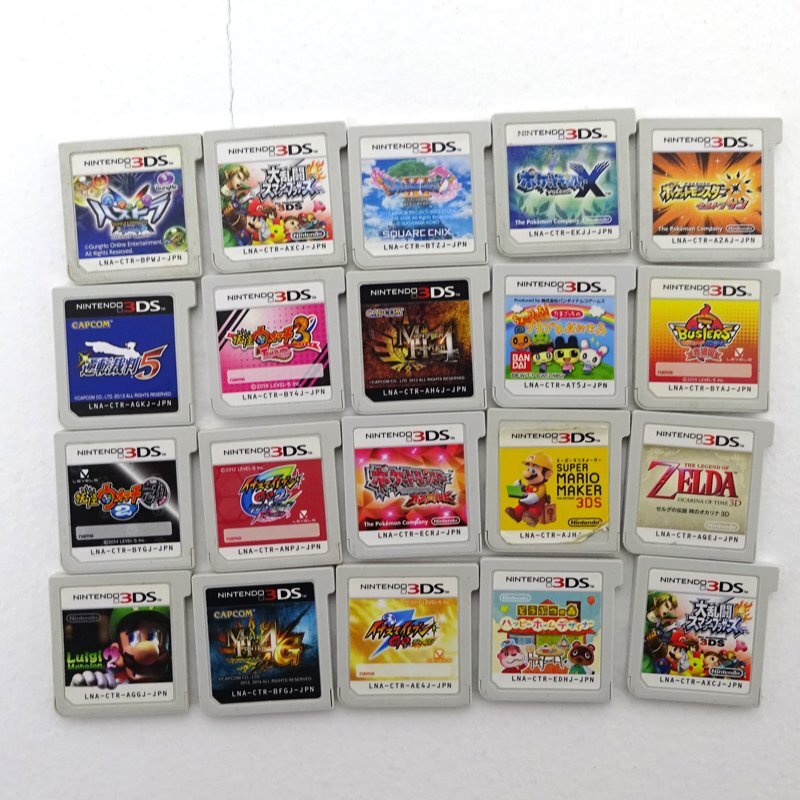 ☆ジャンク☆3DS ソフト ROMのみ ソフトのみ まとめ売り 計100本 ☆ジャンク☆3DS ソフト ROMのみ ソフトのみ まとめ売り 計100本