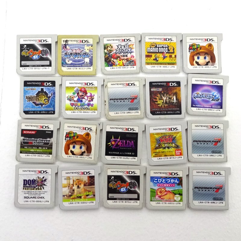 ☆ジャンク☆3DS ソフト ROMのみ ソフトのみ まとめ売り 計100本