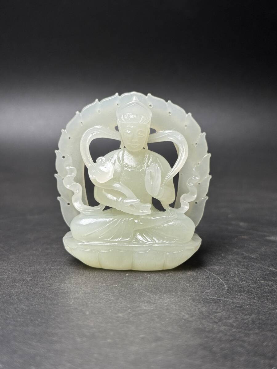 清・沈む香木彫・地藏王菩薩像・仏教古美術・供養品』極細工 清・沈む香木彫・地藏王菩薩像・仏教古美術・供養品』極細工