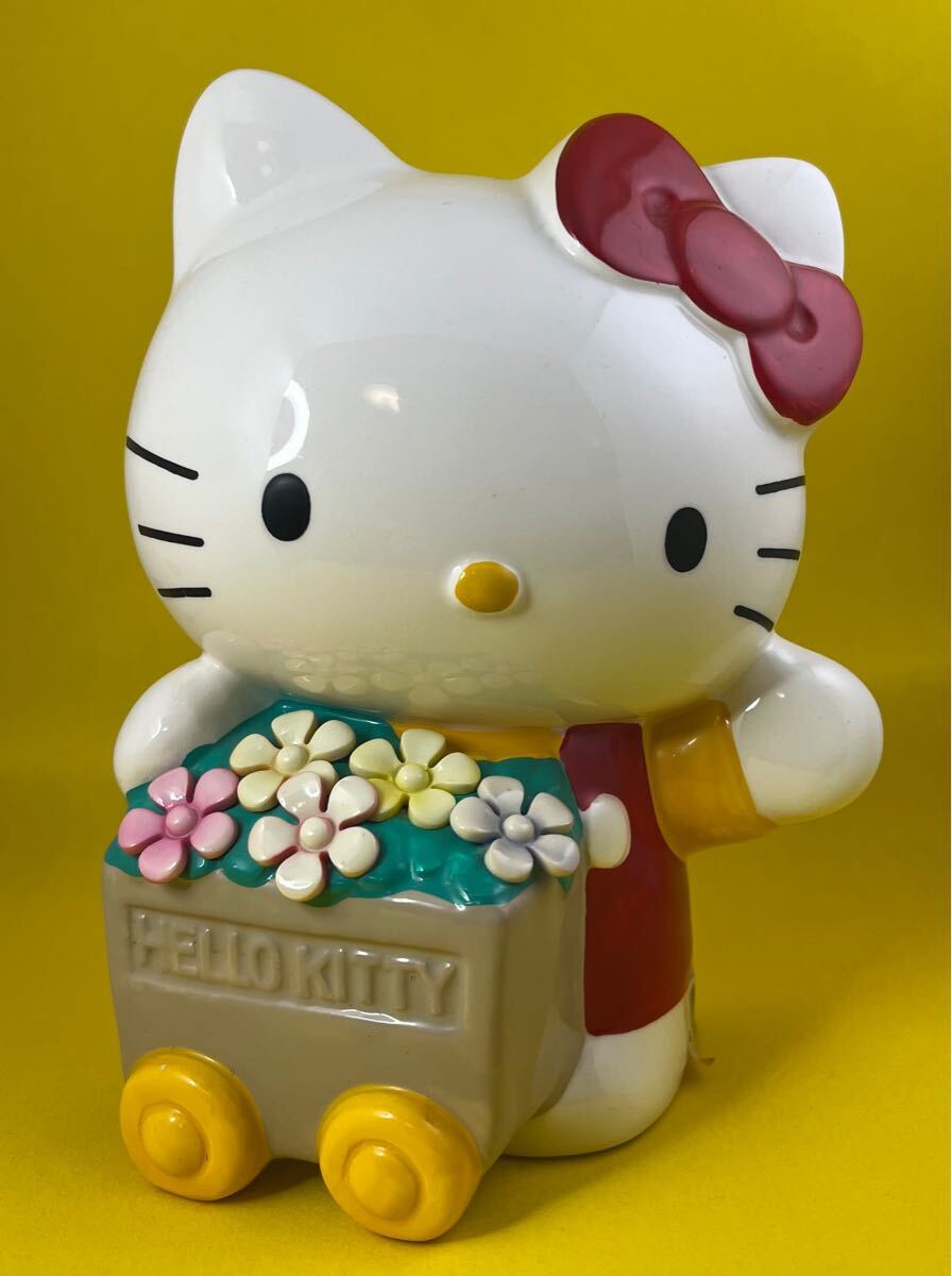☆昭和レトロ/ハローキティ/キティちゃん/陶器製貯金箱 ☆昭和レトロ/ハローキティ/キティちゃん/陶器製貯金箱