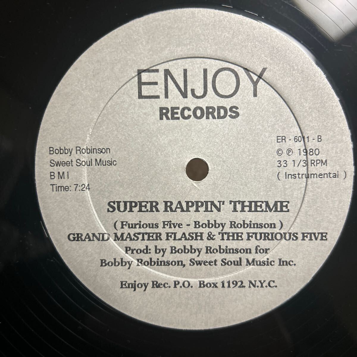 Grand Master Flash And The Furious Five / Super Rappin' No.2 / LP レコード_画像4