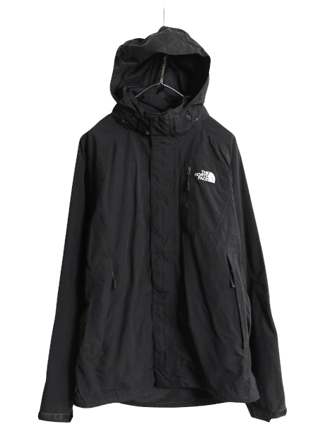 US企画 ノースフェイス HYVENT マウンテンパーカー ジャケット メンズ M / 古着 The North Face アウトドア ジャンパー マンパ ナイロン 黒