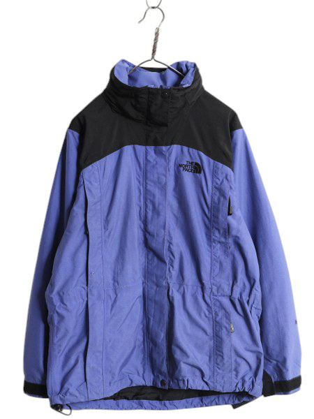 90s ノースフェイス HYVENT マウンテンパーカー ジャケット レディース M メンズ S 程/ オールド The North face ナイロン マンパ ブルゾン