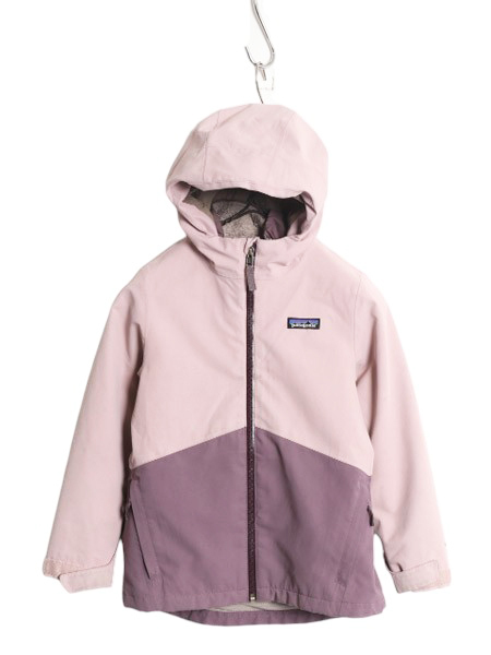 パタゴニア フォーインワン エブリデイ ジャケット ガールズ XS 115cm 程/ 子供 20年製 Patagonia マウンテンパーカー フルジップ ブルゾン
