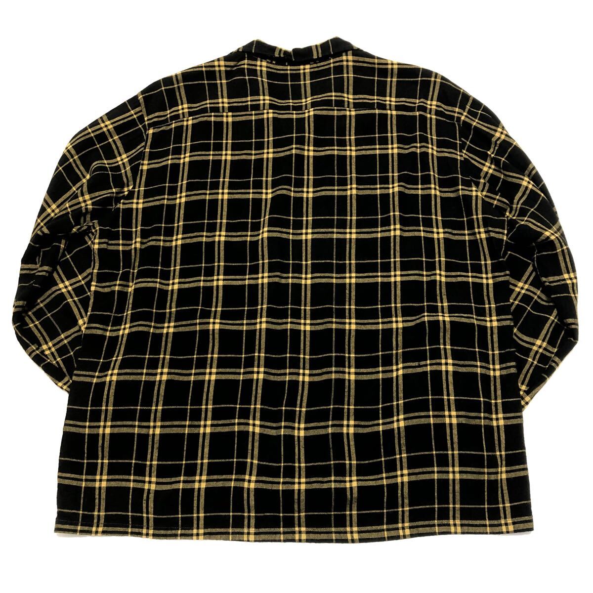 60s PENNEYS TOWN CRAFT レーヨンシャツ ヴィンテージ 黒 黄 XL 60s PENNEYS TOWN CRAFT レーヨンシャツ ヴィンテージ 黒 黄 XL