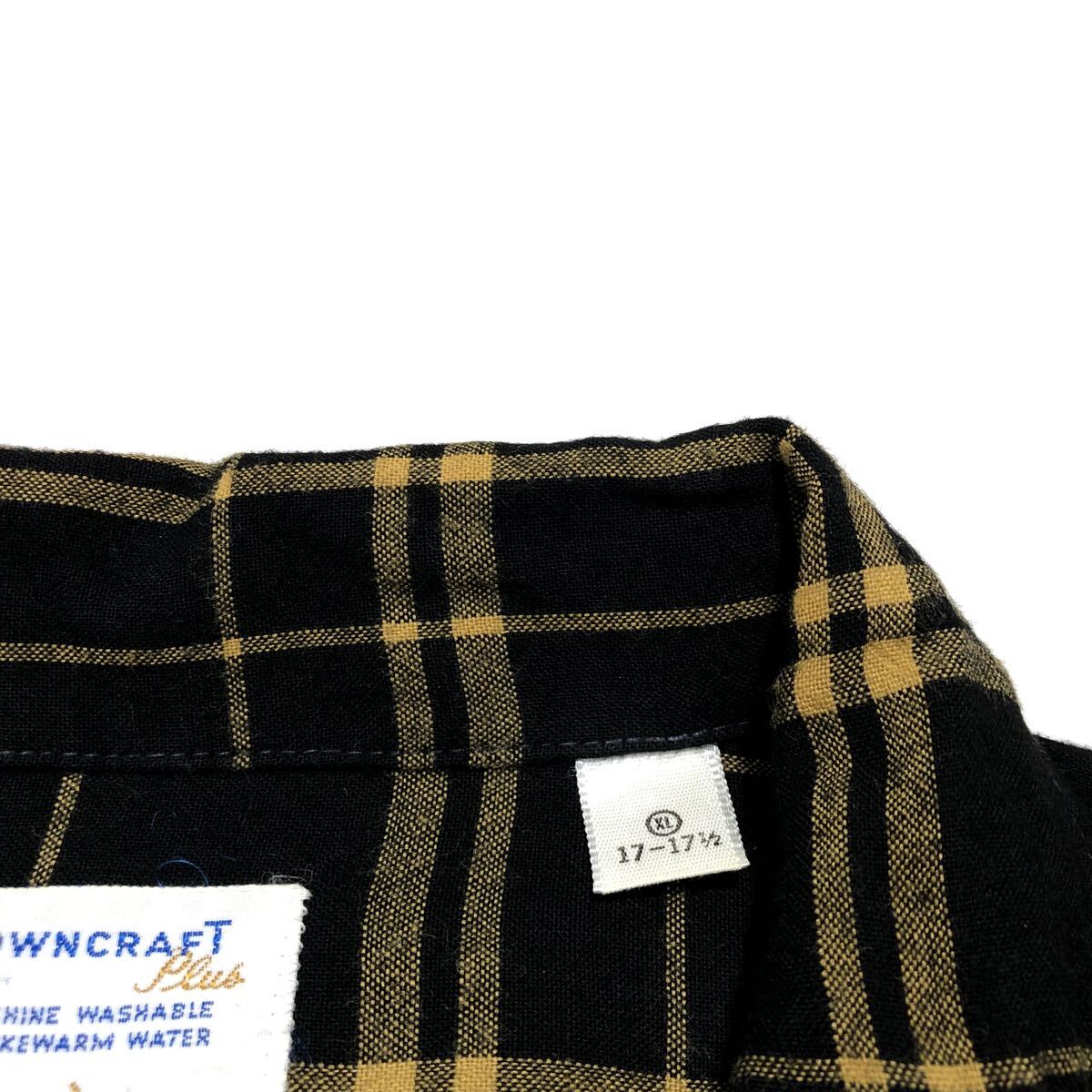 60s PENNEYS TOWN CRAFT レーヨンシャツ ヴィンテージ 黒 黄 XL 60s PENNEYS TOWN CRAFT レーヨンシャツ ヴィンテージ 黒 黄 XL