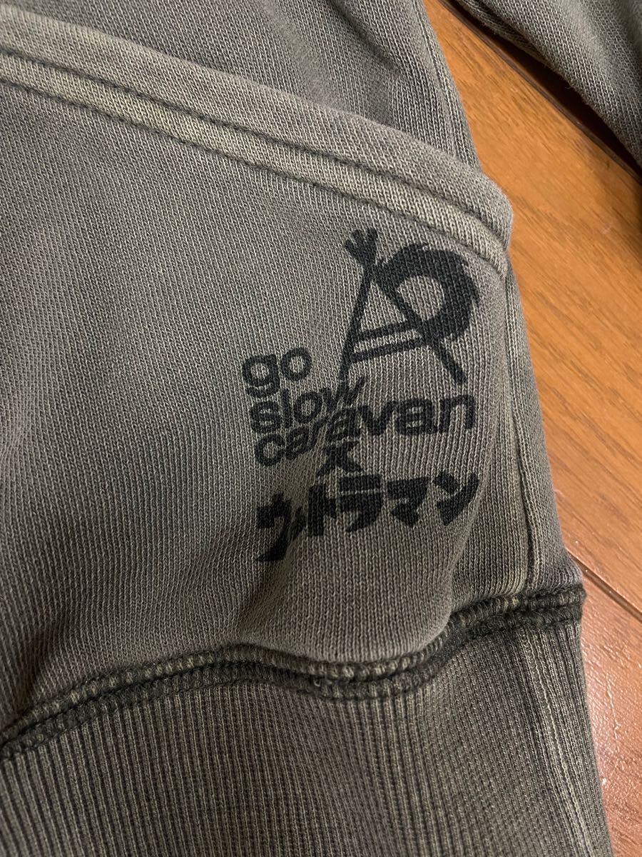 go slow caravan ゴースローキャラバン x ウルトラマン パーカー カーキ　サイズ　1_画像2