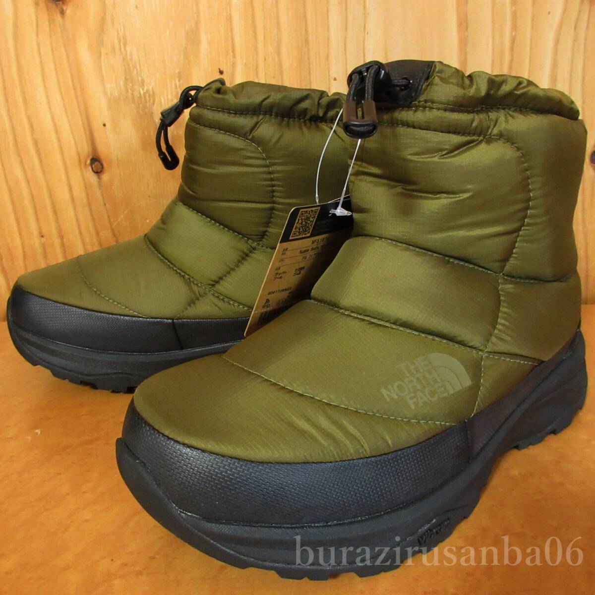メンズ 26cm 未使用 定価1.6万 THE NORTH FACE ノースフェイス ヌプシ ブーティ ショート ウォータープルーフ Nuptse Bootie WP VI Short