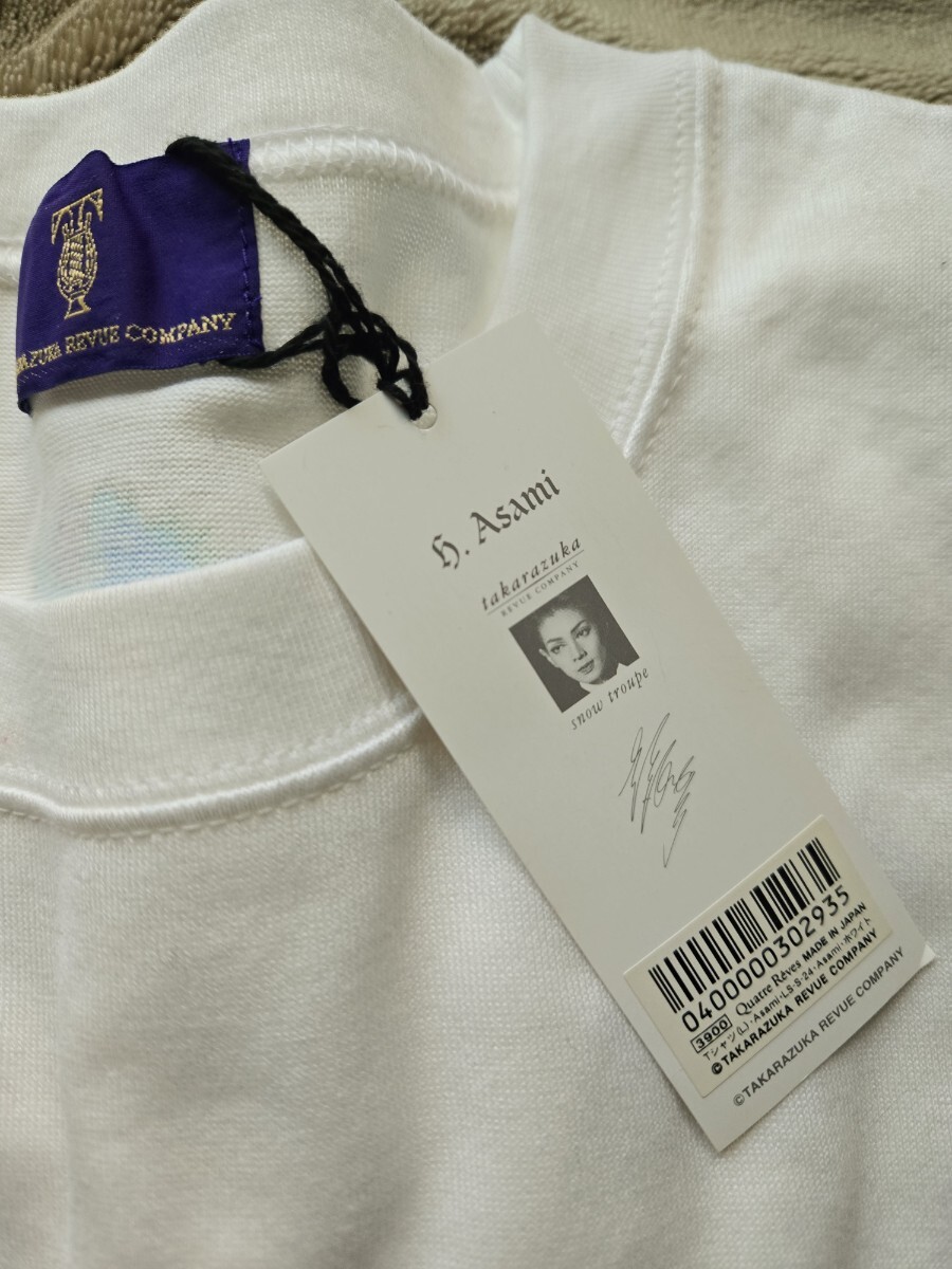 宝塚　takarazuka　J.asami Tシャツ 　サイズL.脇50.身丈70cm【管理番号2FhososhitaCP本412】