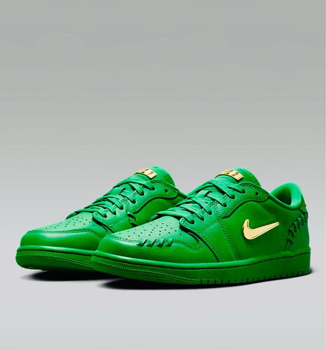 * включая доставку # новый товар 25.0cm# Nike воздушный Jordan 1LOWmesodoob макияж зеленый / Gold AIR JORDAN 1 WMNS[ обычная цена.20350 иен ]