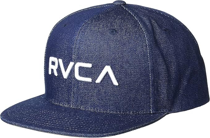 RVCA Snapback Hat Cap Dark Indigo キャップ