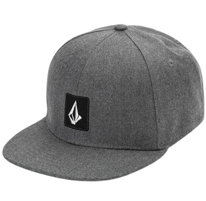 Volcom V Square Snapback Hat Cap Charcoal Heather キャップ
