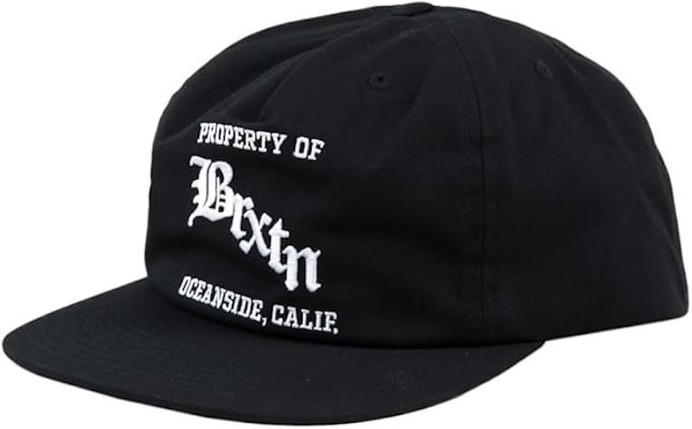 Brixton Home Team Snapback Hat Cap Black キャップ