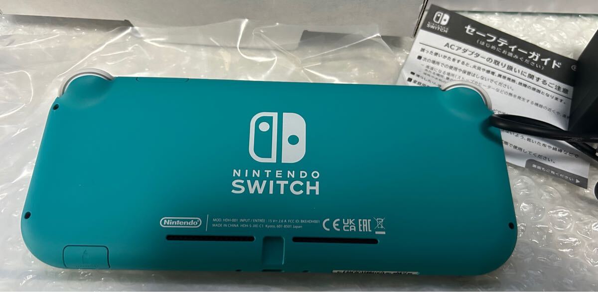 Switch Lite 本体 ターコイズ 美品 使用回数数回のみ