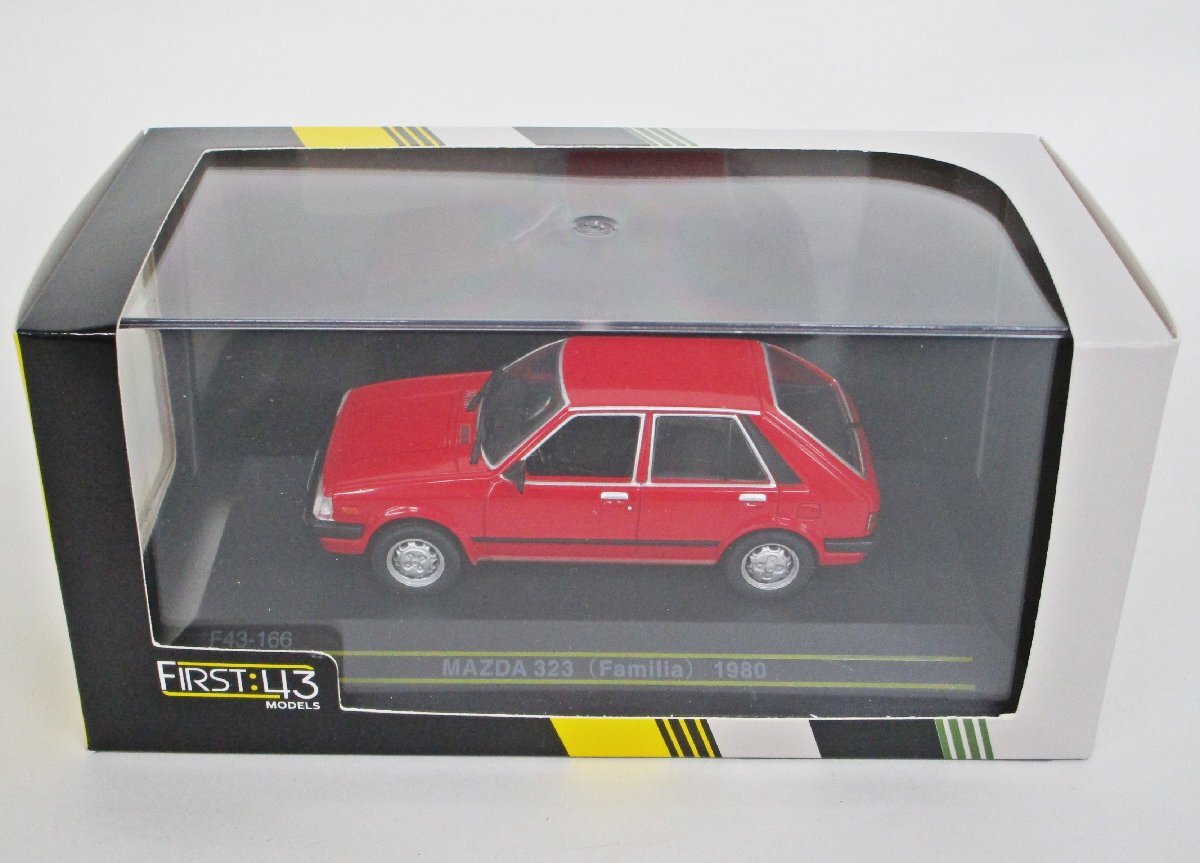First43 1/43 マツダ 323 ファミリア 1980 海外仕様(レッド)【A'】jst120411
